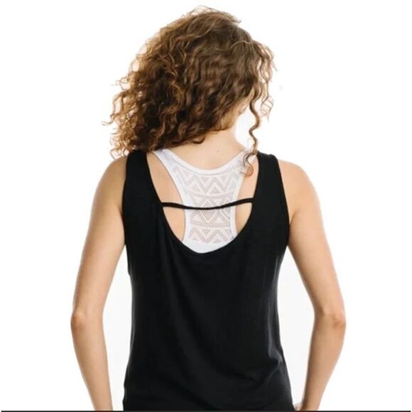 ZYIA Women's Lounge Boyfriend Sweater Tank in Black Size XS NWT - Picture 2 of 5